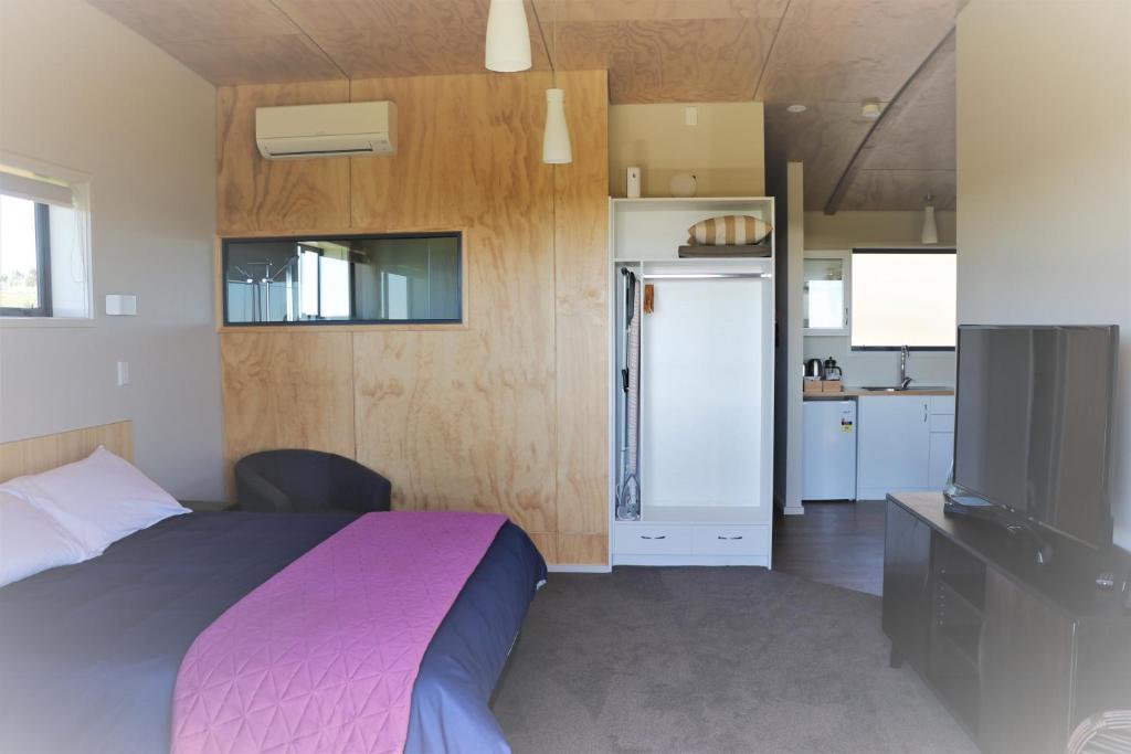 Kuchyň nebo kuchyňský kout v ubytování Chalets at Okurukuru