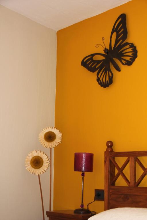 A bed or beds in a room at El Rincón Del Juez