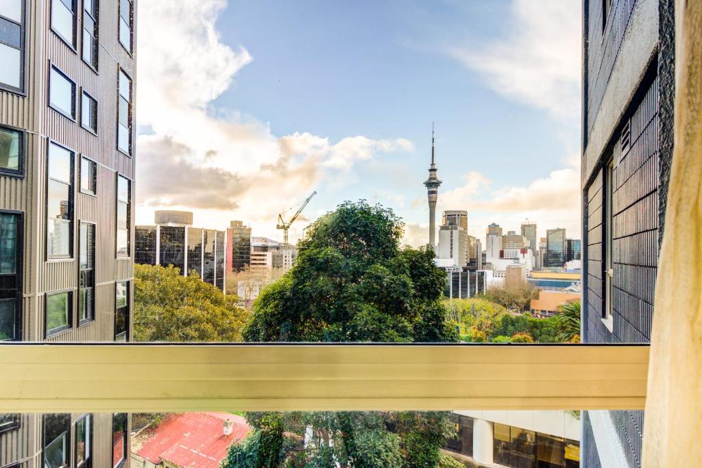 Nespecifikovaný výhled na destinaci Auckland nebo výhled na město při pohledu z hotelu