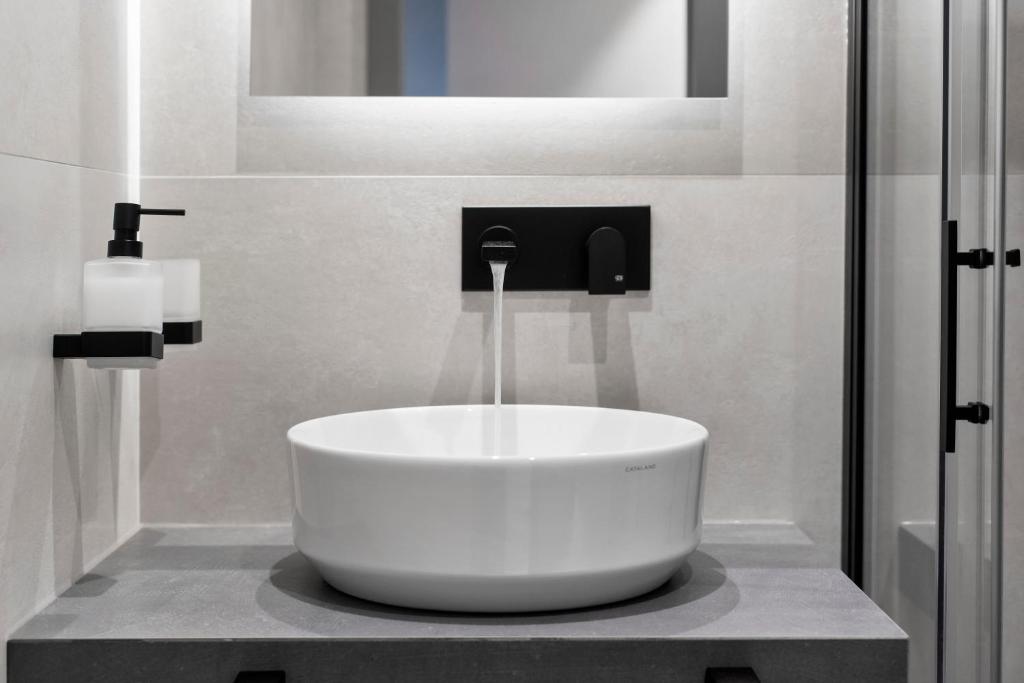 Koupelna v ubytování FourRoomotel