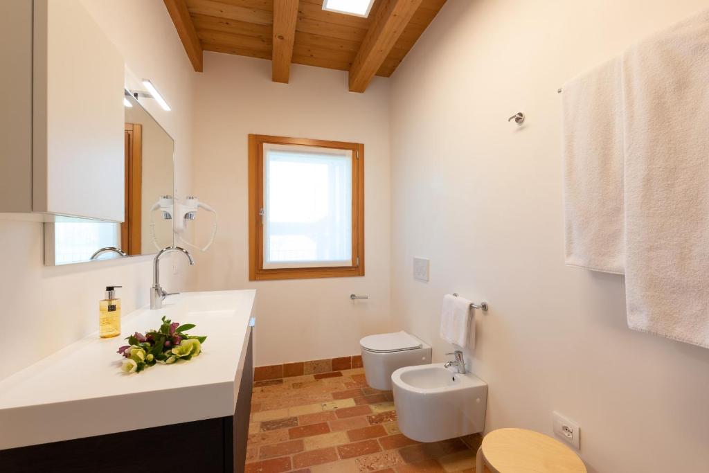 Koupelna v ubytování Agriturismo Casa Fiorindo