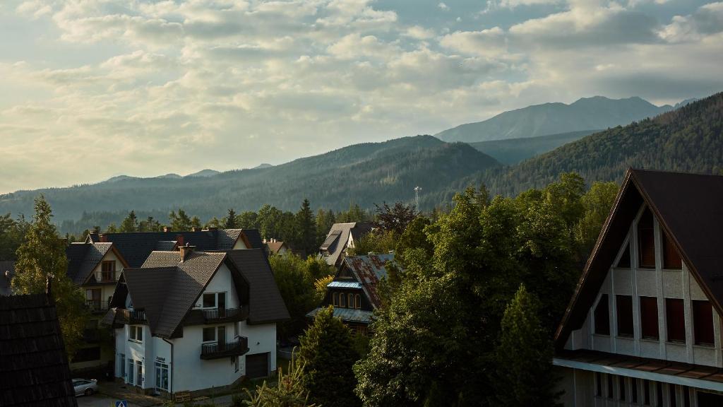 Výhľad na hory alebo výhľad na hory priamo z apartmánu