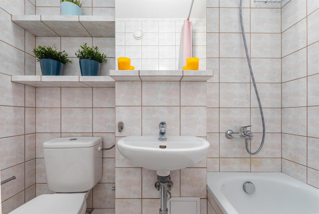 Kúpeľňa v ubytovaní Apartaments Solec 79 by Noclegi Renters
