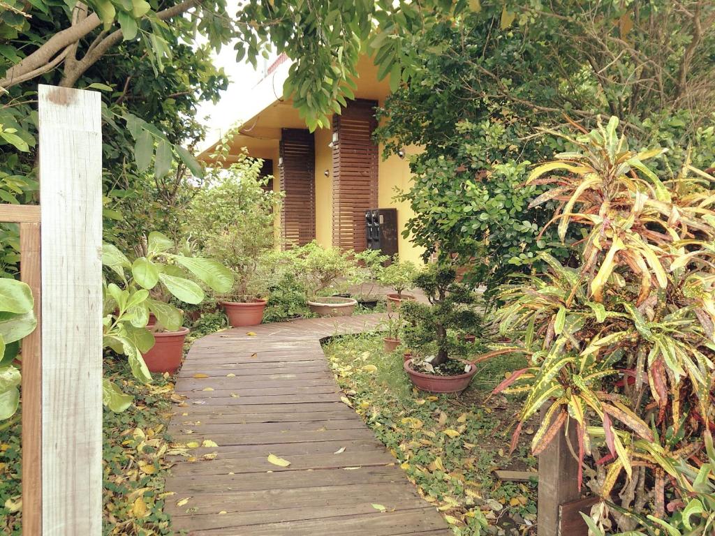 Taman di luar Mishe B&B也可包棟民宿