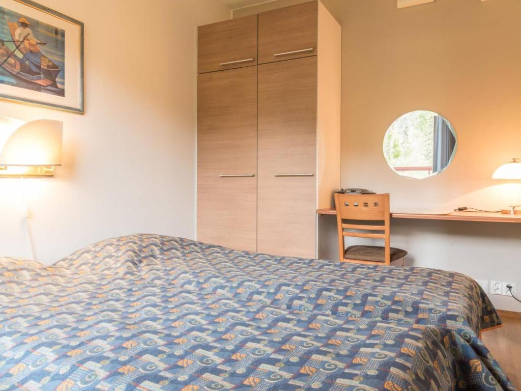 מיטה או מיטות בחדר ב-Holiday Home Ylläs chalets a507 by Interhome