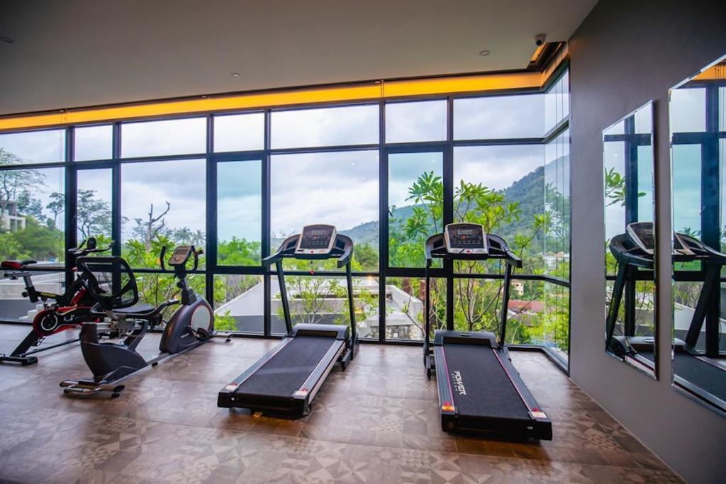 Fitness centrum a/nebo fitness zařízení v ubytování The Woods Natural Park Resort Phuket
