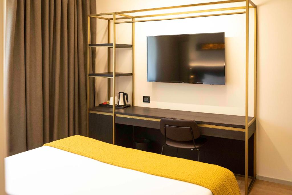 TV a/nebo společenská místnost v ubytování The Market Urban Hotel