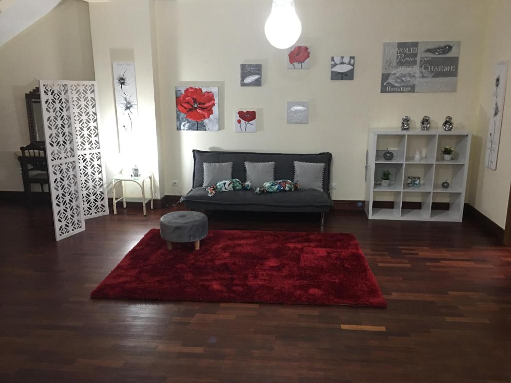 Χώρος καθιστικού στο Casa do Largo