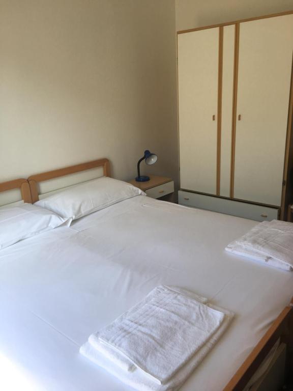 Postel nebo postele na pokoji v ubytování Hotel Alb's
