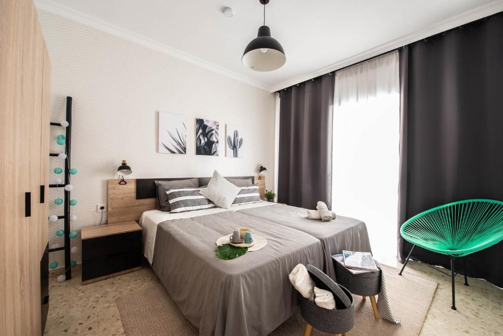 Postel nebo postele na pokoji v ubytování Nordik Rooms Urban - Trinidad "Copenhague"