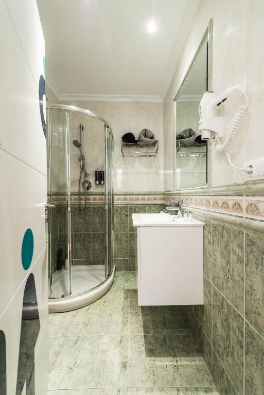 Koupelna v ubytování Nordik Rooms Urban - Trinidad "Copenhague"