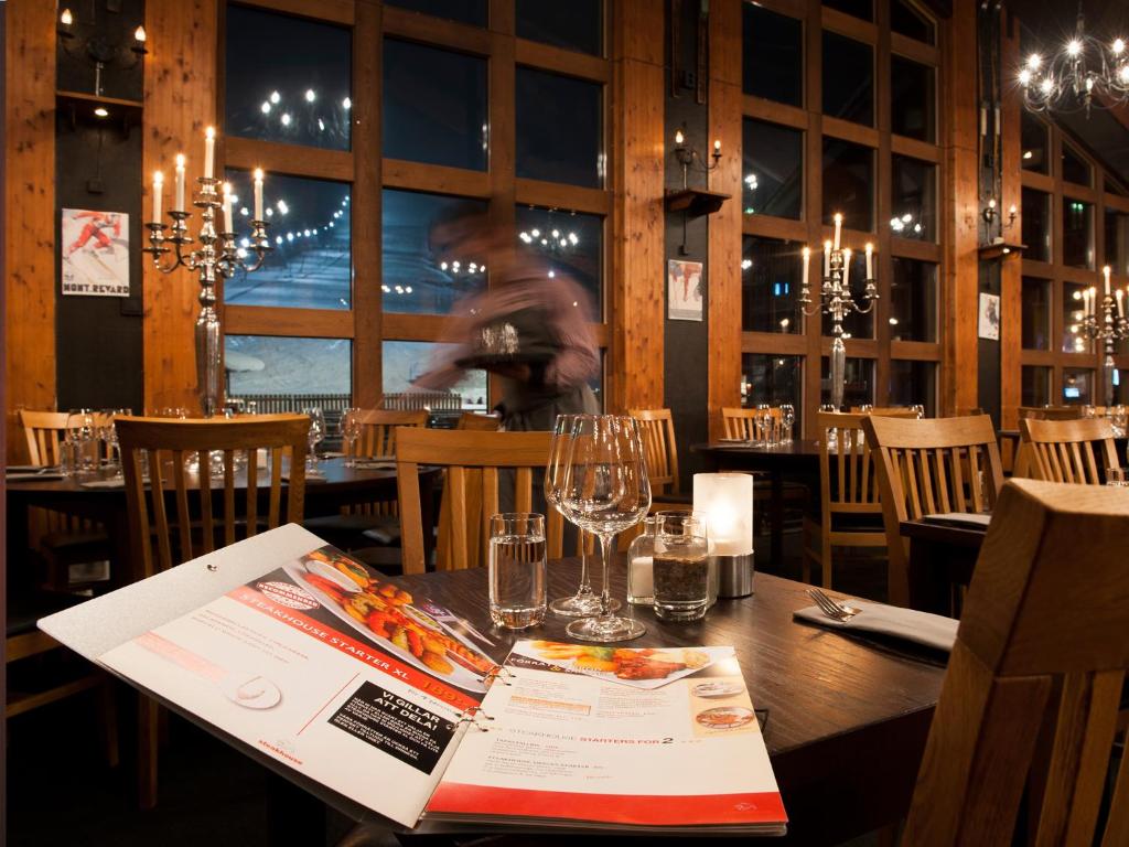 Restaurace v ubytování Stötens Stugor & Lägenheter