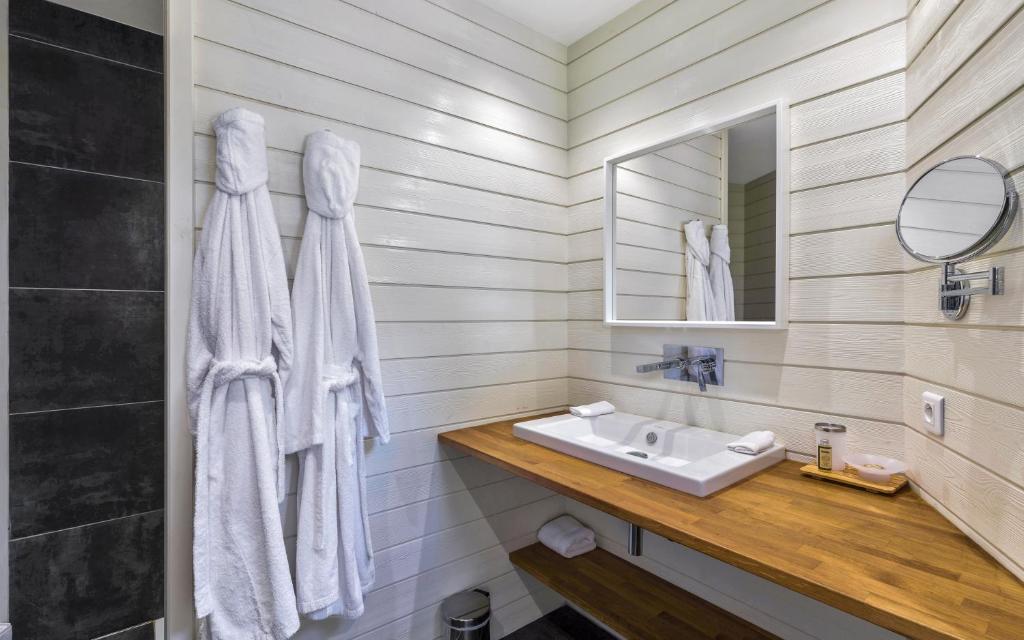 Salle de bains dans l'établissement Villa La Voile Blanche