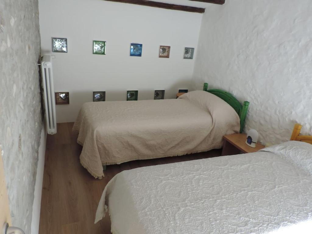 A bed or beds in a room at Casa Rossa