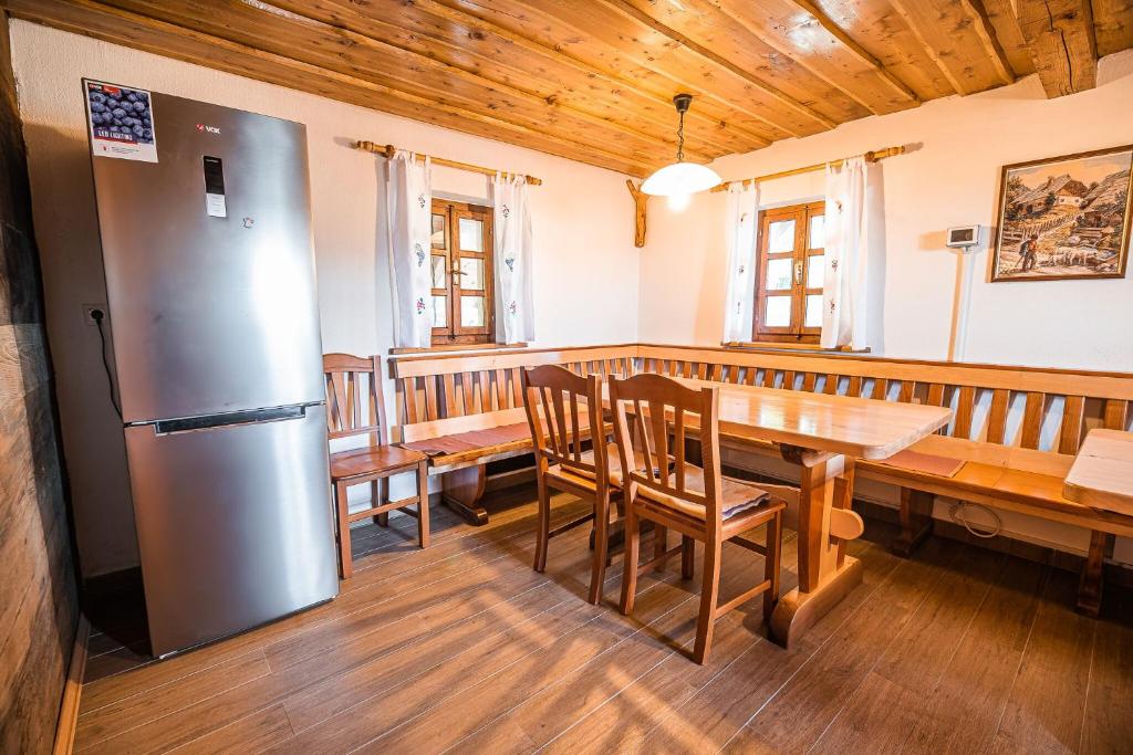 Kuchyň nebo kuchyňský kout v ubytování Sleme house
