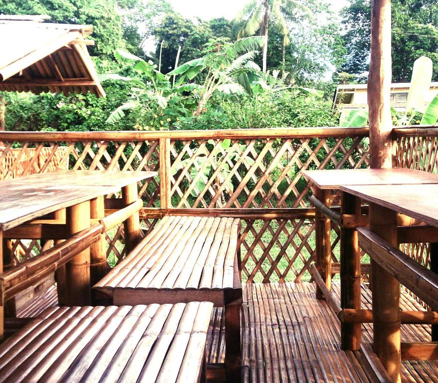 Balkón nebo terasa v ubytování Banana Grove El Nido