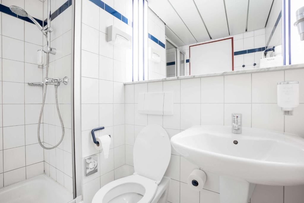 Koupelna v ubytování Quality Hotel Hof