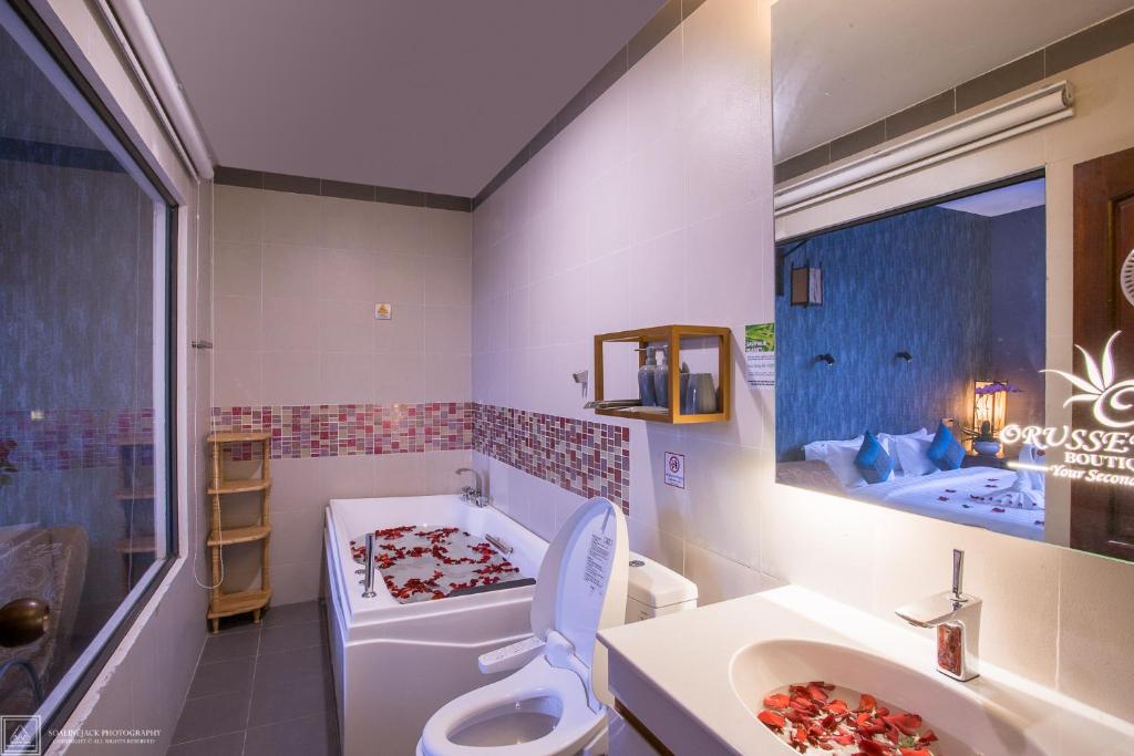 Koupelna v ubytování Orussey One Boutique