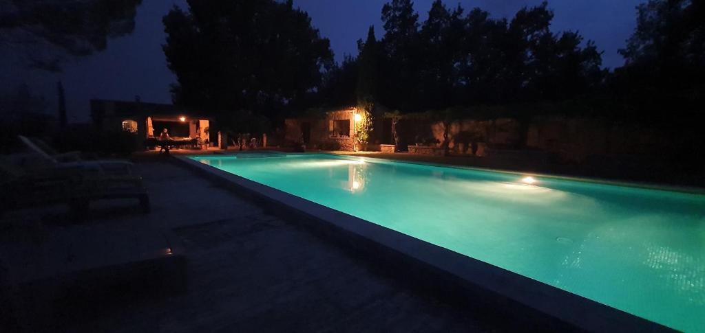 Bazén v ubytování gîte Mas Antinea nebo v jeho okolí