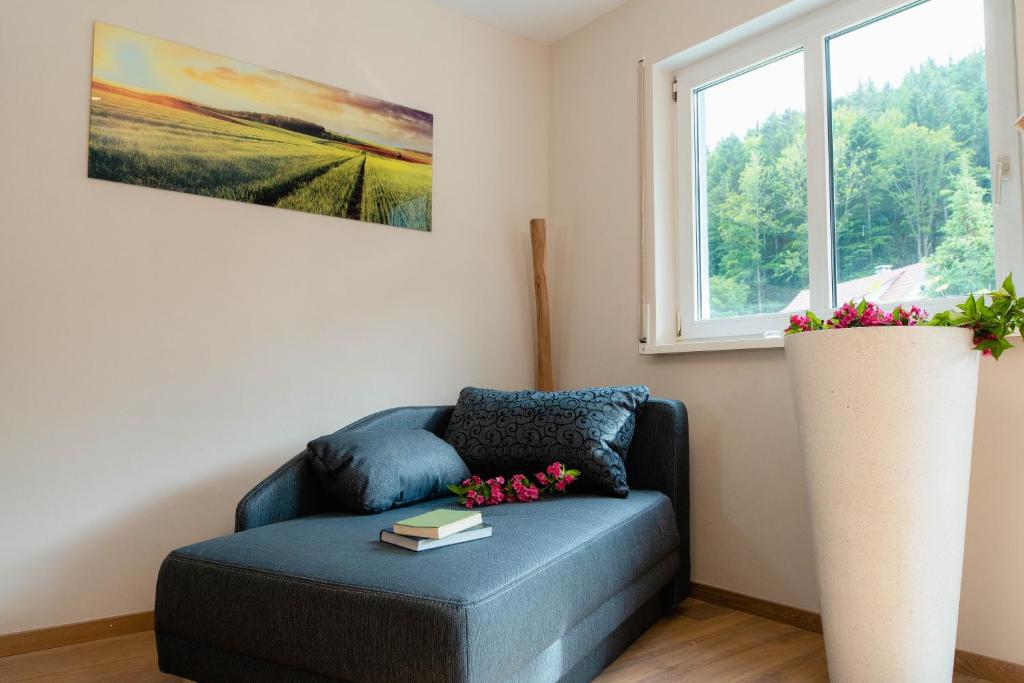 Posezení v ubytování Apartment Schwarz Waldperle