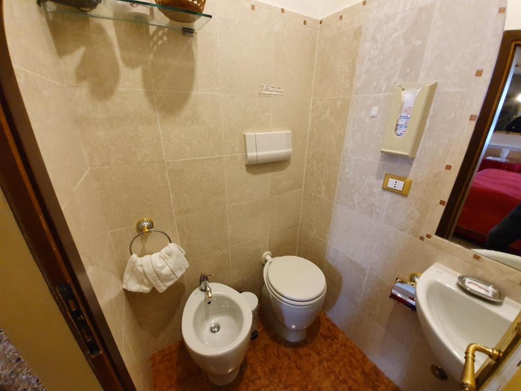 Koupelna v ubytování Casa Alla Fenice