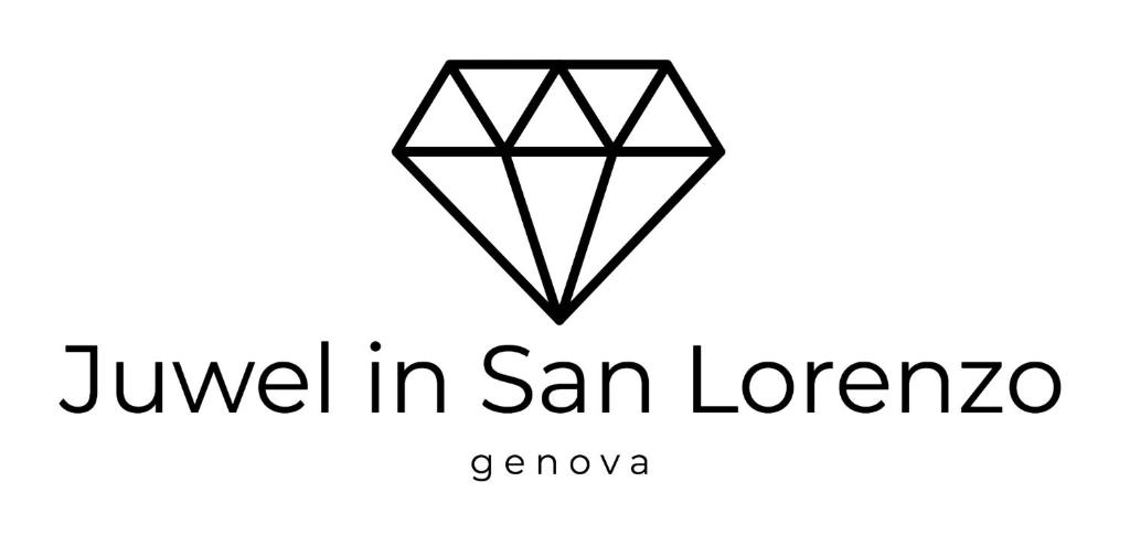 a logo for juvo in san lorenzo at Juwel in San Lorenzo in Genoa
