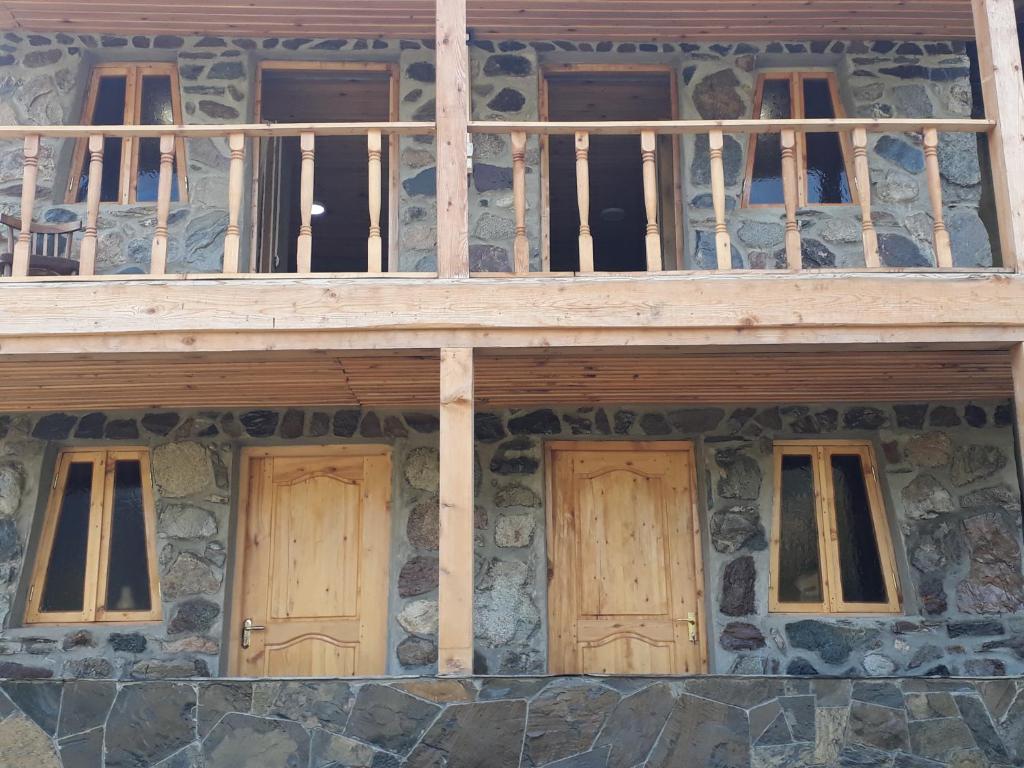 Balkón nebo terasa v ubytování Guest House Murkvam