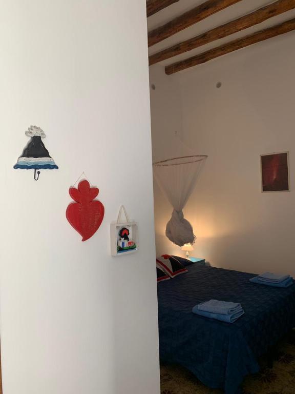 Postel nebo postele na pokoji v ubytování Casa Mare Blu