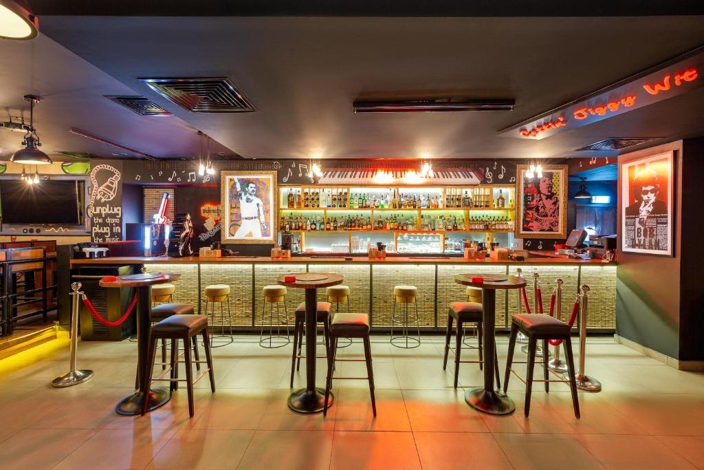 Lounge nebo bar v ubytování Citymax Hotel Al Barsha at the Mall