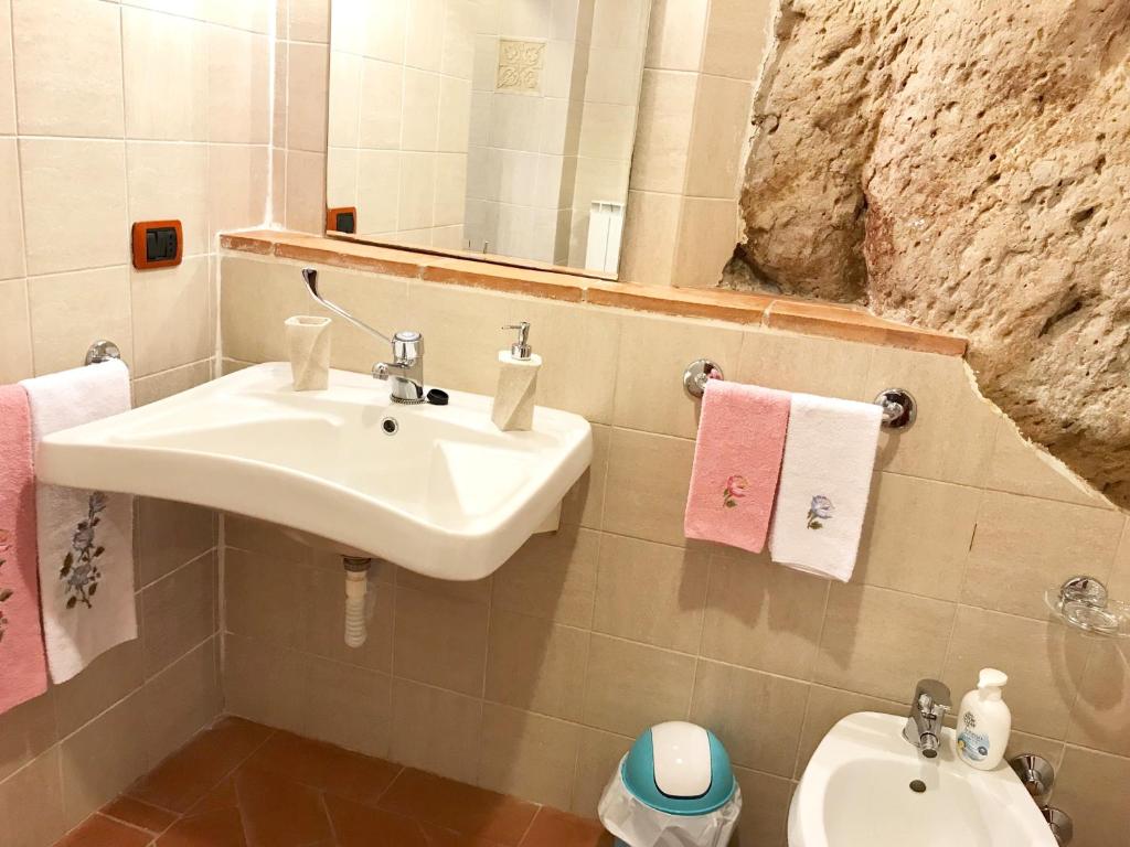 Koupelna v ubytování Agriturismo podere Casano