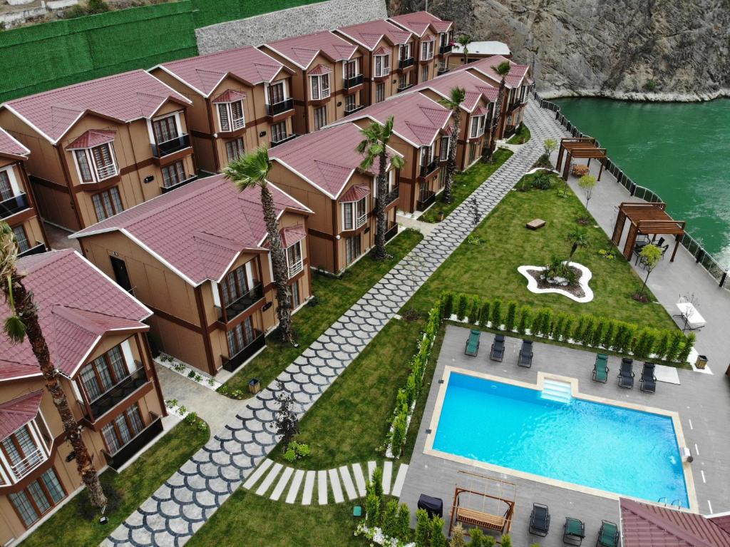 Bazén v ubytování Villa Da Otel nebo v jeho okolí