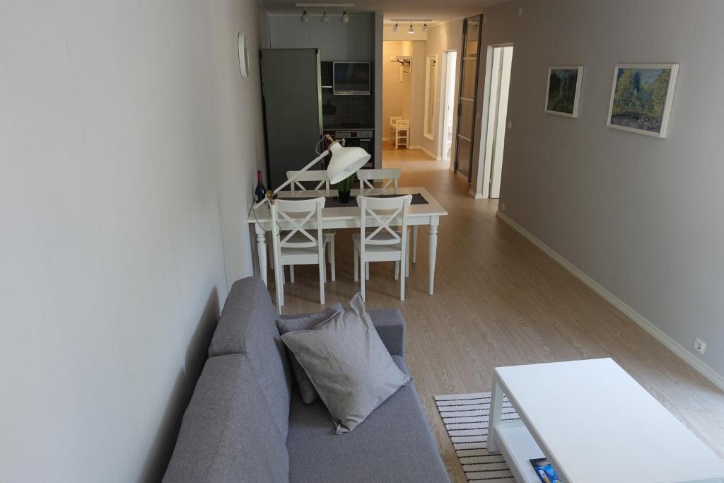 Posezení v ubytování Kuressaare Park Apartment