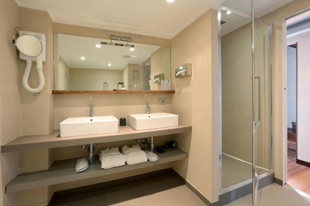 Salle de bains dans l'établissement Hotel 3 Vallées Val Thorens