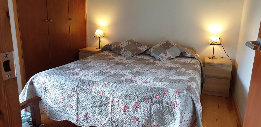 Postel nebo postele na pokoji v ubytování Ca l'ESTRELLA