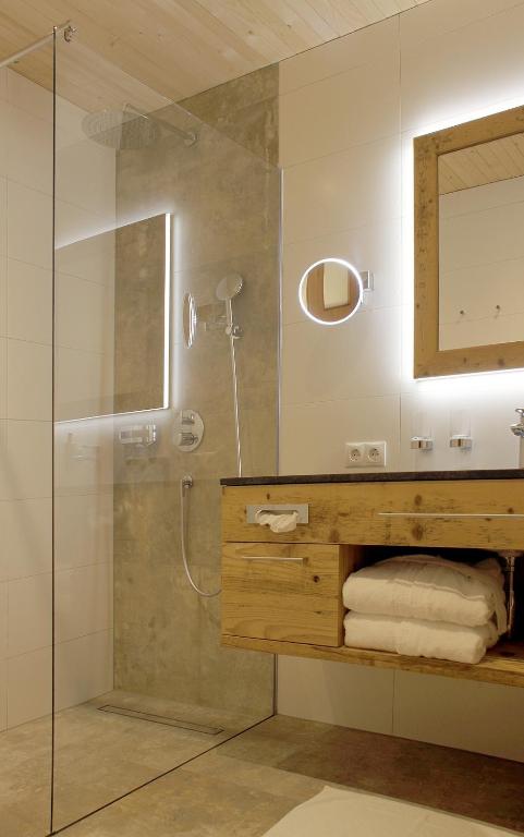 Koupelna v ubytování Hotel Krone Langenegg
