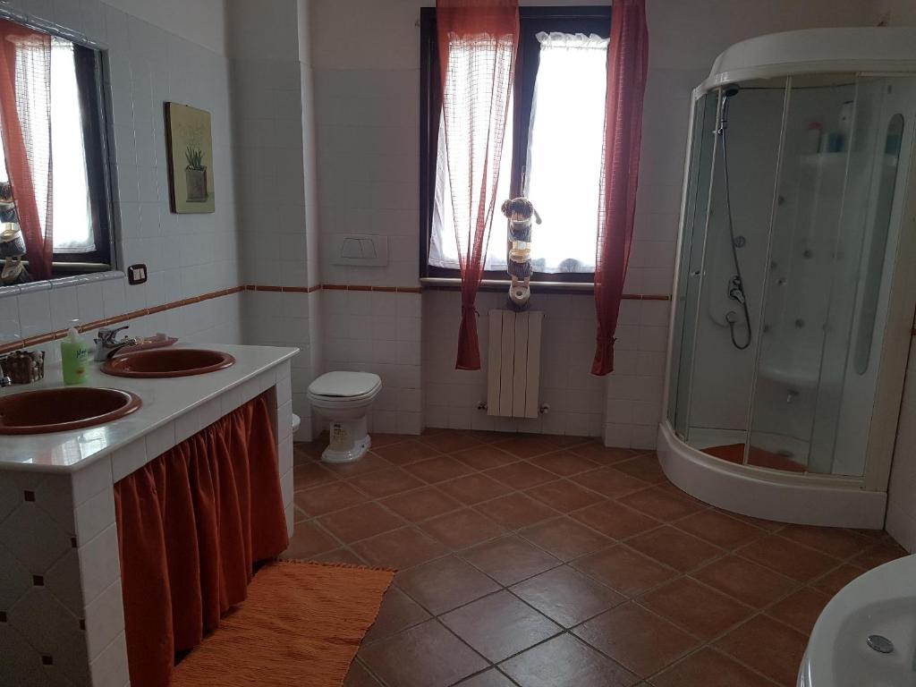Kúpeľňa v ubytovaní Agriturismo La Steccaia Alta