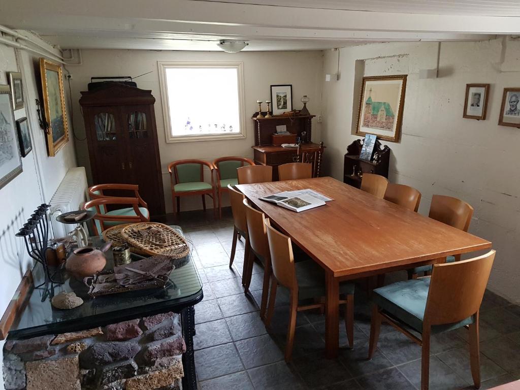 Posezení v ubytování Guesthouse Gamli Bær