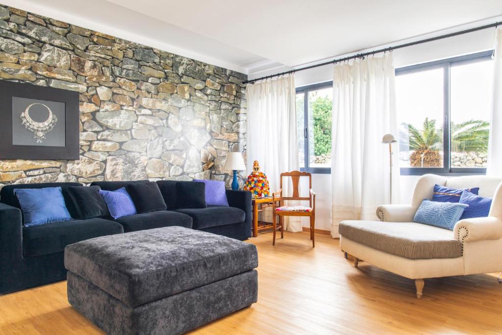 Posezení v ubytování Hostel da Palmeira