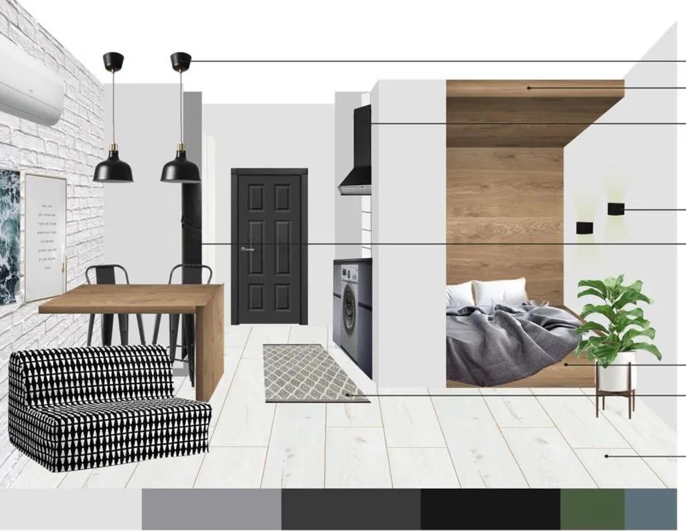 Apartment on Tsvetochnaya, Adler, Rusia