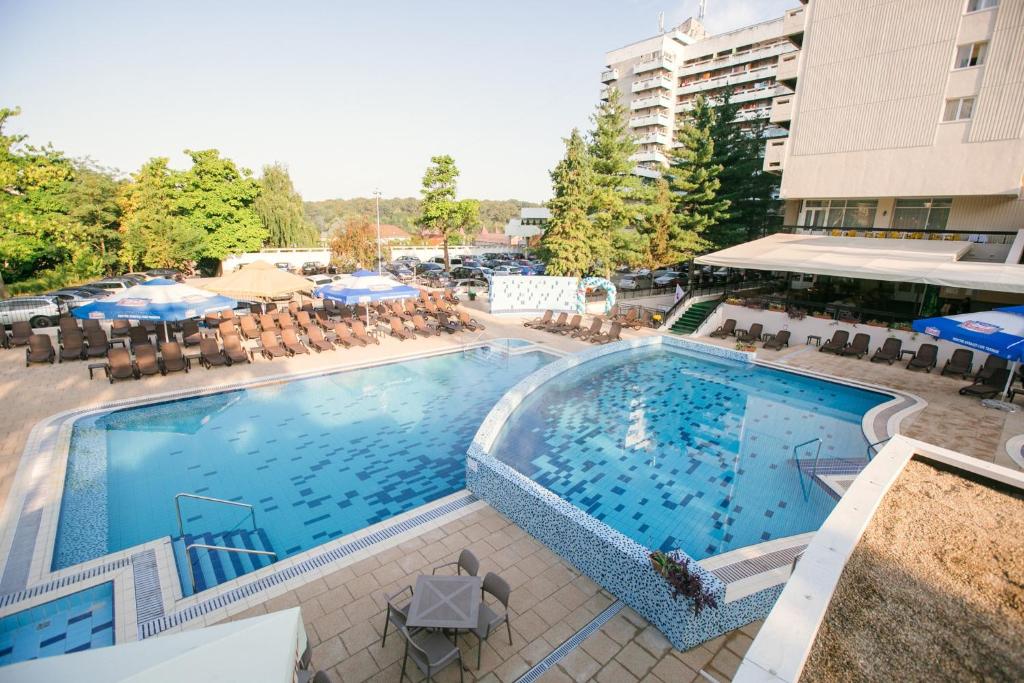The swimming pool at or close to Hotel Poienița