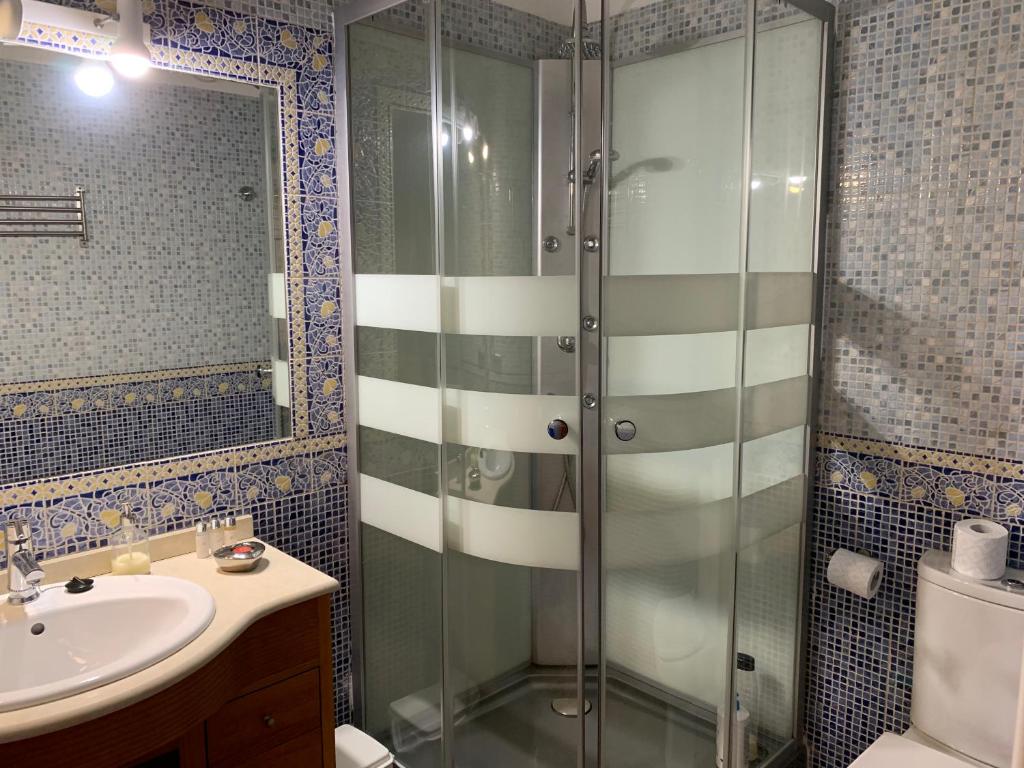 A bathroom at Santa Ana´s Charming Flat