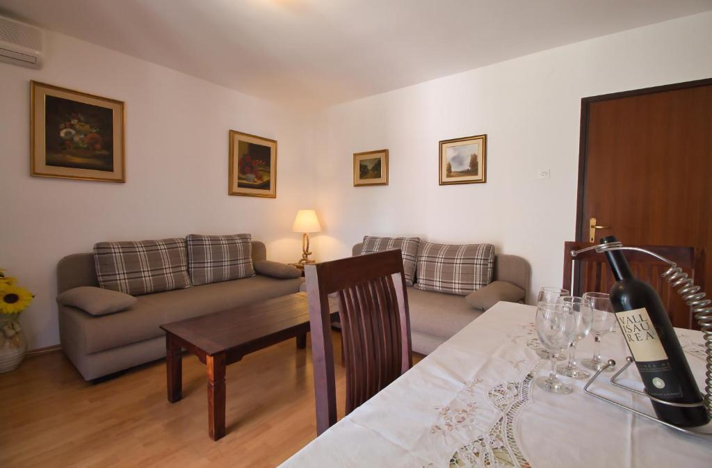 Posezení v ubytování Apartments SI