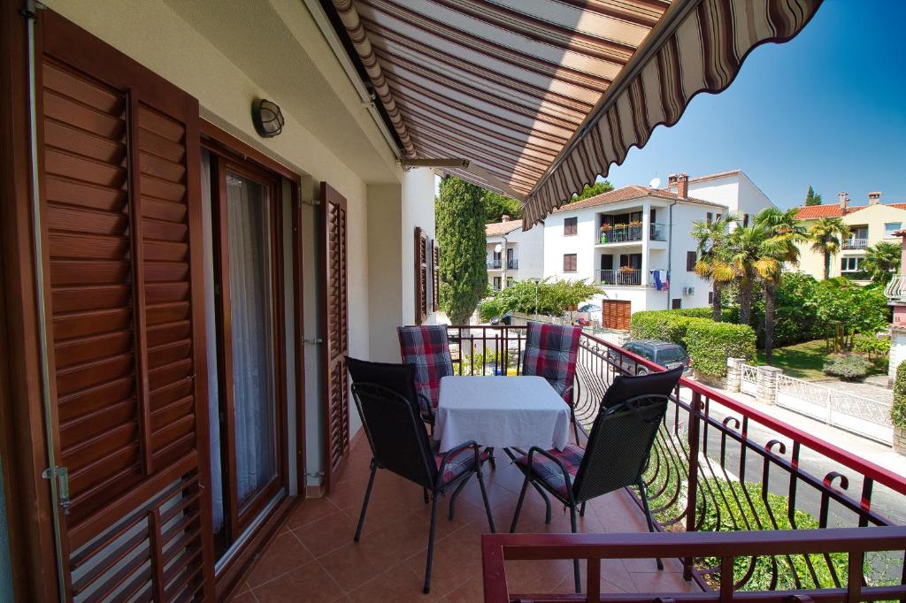 Balkón nebo terasa v ubytování Apartments SI