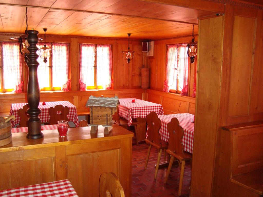 Restaurace v ubytování Hotel Restaurant Alpenblick