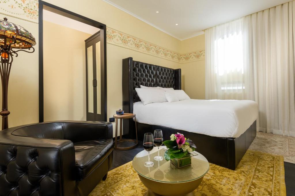 Postel nebo postele na pokoji v ubytování Bachar House