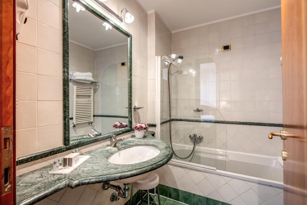 Kúpeľňa v ubytovaní Hotel Villafranca