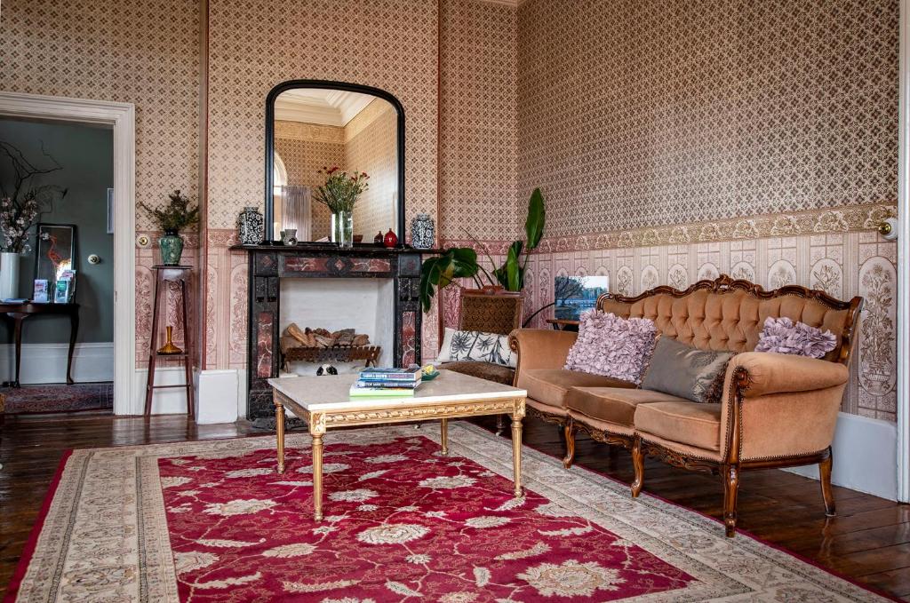 Posezení v ubytování Albert Hotel Daylesford