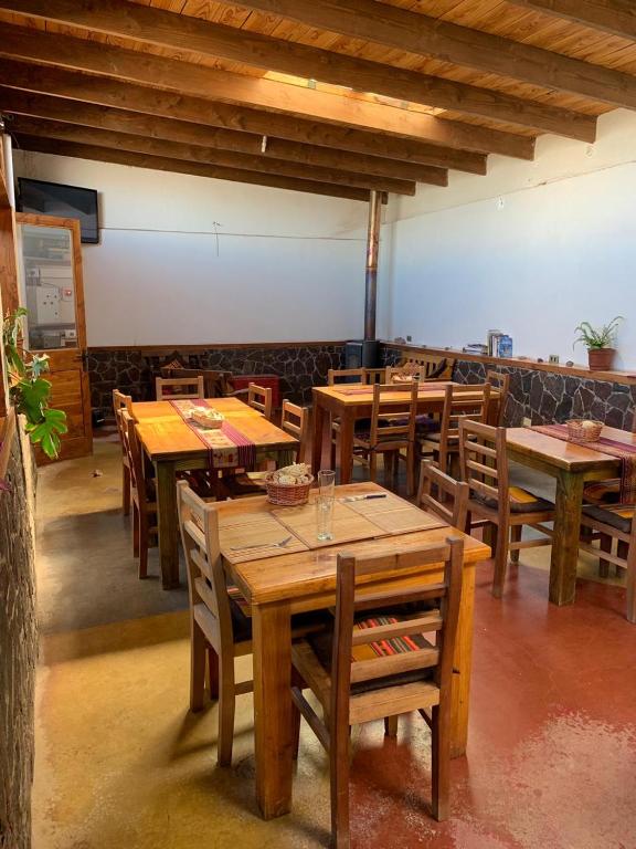 Restaurace v ubytování Hostal Nuevo Amanecer