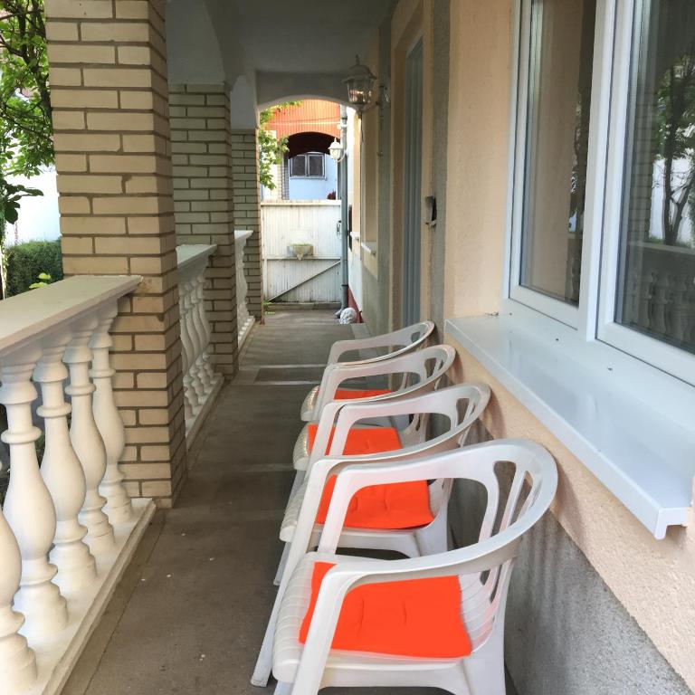 Balkón alebo terasa v ubytovaní Stella Apartman
