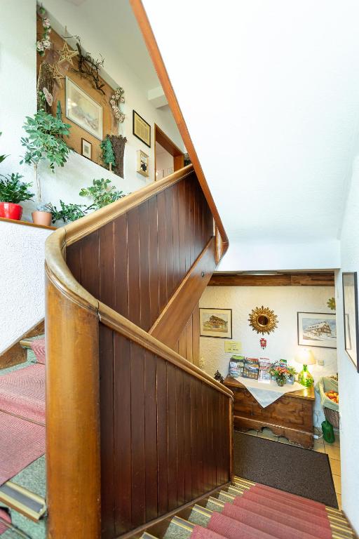 Postel nebo postele na pokoji v ubytování Hotel Silberdistel